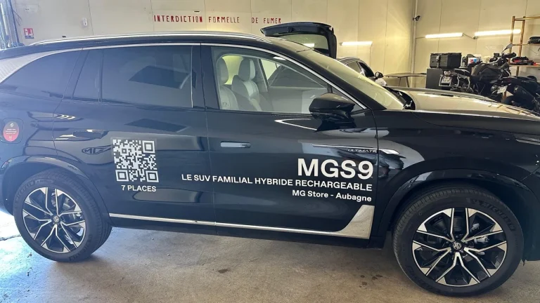 Flocage publicitaire voiture MG